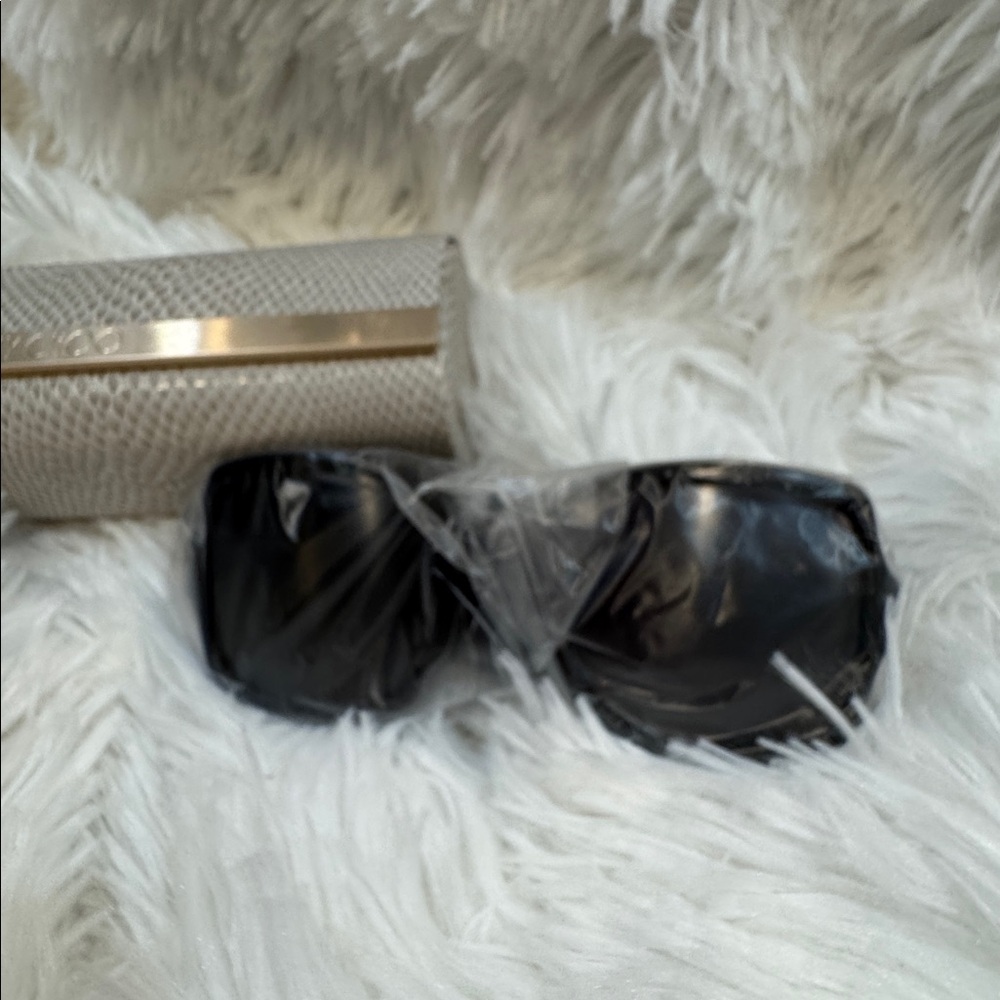 Authentic Jimmy Choo Chic Sammy G 55mm Black Sunglasses NWT! - Picture 7 of 15
